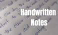 write handwritten notes and letters