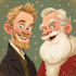 draw christmas illustrations and cards for you