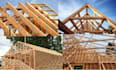 design timber and wood structure, framing and trusses plan