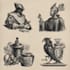 create awesome linocut illustration art