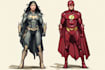 make unique superhero cartoon comic character