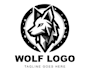 design animal, mascot  wolf logo