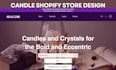 create a luxury candle shopify store designed to boost sales