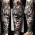 create a tattoo design of tattoo sleeve