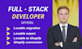 transfer, migrate lovable google stitch claude code template to shopify website