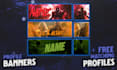 design discord banners, headers and icons