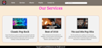 create a responsive website using HTML CSS and javascript