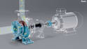 create 3d industrial animation, 3d mechanical part assembly animation video