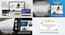 create responsive personal and business portfolio website