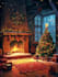 make a christmas illustration and christmas card