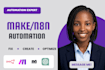 n8n ai automation, make com automation, social media automation, n8n ai agent