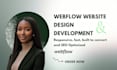 design redesign responsive webflow website for your brand