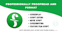 rewrite, reformat, and polish your script or screenplay