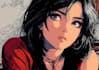 draw professional manga comic character art in my unique