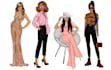 draw a fashion illustration or sketch