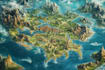 do fantasy map illustration