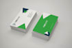design business card and stationery design with qr code