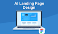 design a figma landing page with professional UI UX