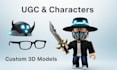 create custom roblox ugc  bundle character game assets 3d models with profession