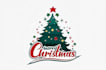 do modern unique christmas and happy new year logo design