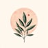 make beautiful elegant hand drawn botanical boho logo design