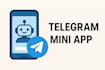 develop ton telegram mini apps and custom telegram web3 bots apps