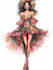 draw a professional fashion illustration