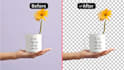 do background removal, upscale and clean cutouts