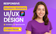 do figma website design, website ui ux design, ui ux design