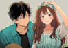 make a anime couple character art anime style