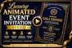 design a premium animated event invitation video