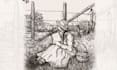 draw creative illustration, line art, vintage engraving sketch