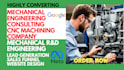 generate mechanical engineering consulting cnc machining leads and a website