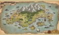 create board game map illustration 2d map art tabletop card game playmat design