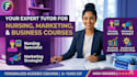 be your expert tutor for nursing, marketing and business courses