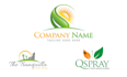 make awesome landscape, grass trimming and lawn care logo