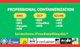 containerize app on AWS, gcp, azure using docker,  containerd