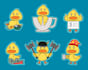 make sticker cute cartoon source file
