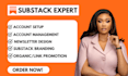 setup substack account substack newsletter substack post substack promotion