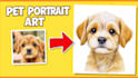 draw custom pet portrait or pet illustration in tattoo style