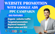 boost website traffic through google ads for your website promotion