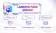 modern, high converting landing page design