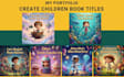 design a childrens book and cover using ai