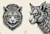 make a linocut tshirt design for brand