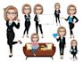 create cartoon mascot avatar for business
