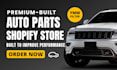 auto parts shopify store automotive website car parts automobile auto part store