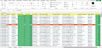 data clean, format, merge, split excel data