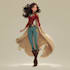 create superhero cartoon character