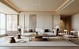 design zen and new chinese interior with 3d rendering