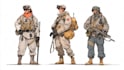design military and shooter characters or props